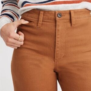 Madewell High Rise Brown Jeans